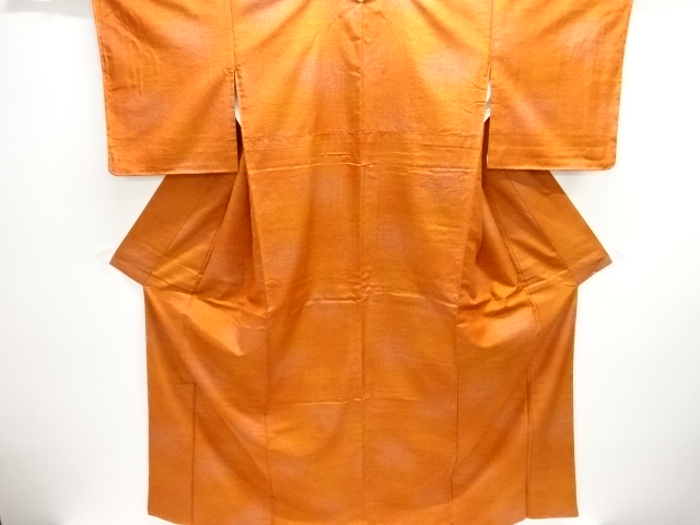 JAPANESE KIMONO / UNUSED / SILK / TOKAMACHI TSUMUGI / WOVEN BOKASHI PATTERN